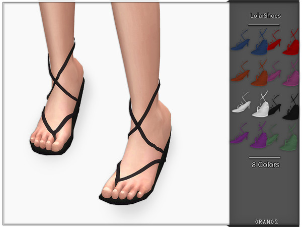 Sims 4 Lola Shoes by OranosTR at TSR
