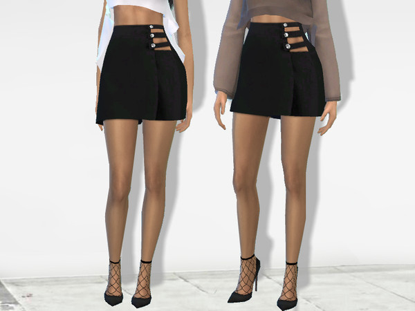 Sims 4 Cut out Skirt by Puresim at TSR