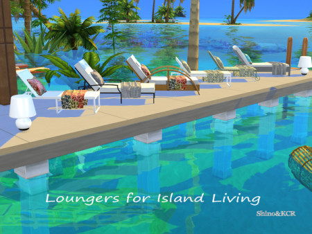 Lounger Set for Island Living by ShinoKCR at TSR