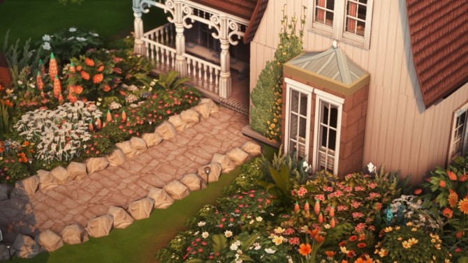 Sims 4 Little Gothic Revival Cottage at Miss Ruby Bird