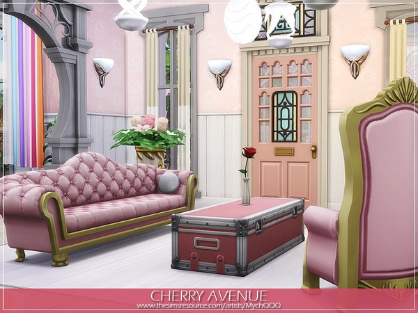 Sims 4 Cherry Avenue house by MychQQQ at TSR