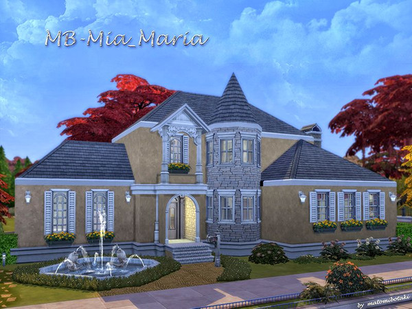 Sims 4 MB Mia Maria house by matomibotaki at TSR