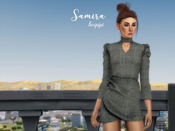Sims 4 Samira Dress by laupipi at TSR