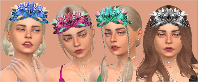 Sims 4 Hair accessory 19 (P) at All by Glaza