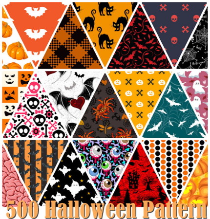 500 Halloween Patterns at Annett’s Sims 4 Welt