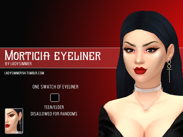 Sims 4 Morticia Eyeliner by LadySimmer94 at TSR
