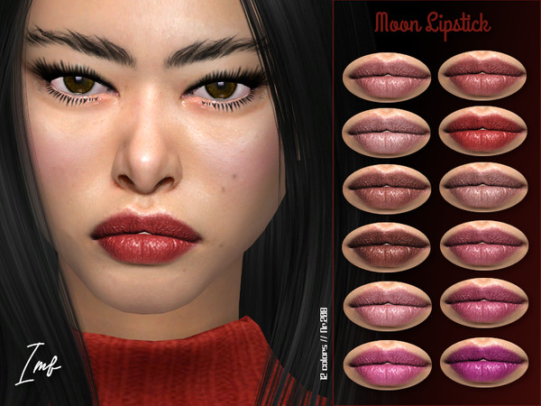 Sims 4 IMF Moon Lipstick N.208 by IzzieMcFire at TSR