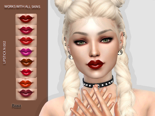 Sims 4 Lipstick N 002 by pizazz at TSR