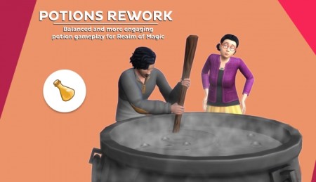 Potion Rework by kutto at Mod The Sims