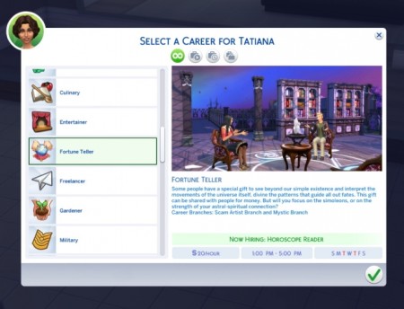 Fortune Teller Career by maeemma at Mod The Sims