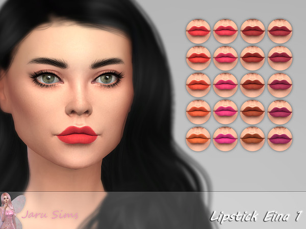 Sims 4 Lipstick Eina 1 by Jaru Sims at TSR