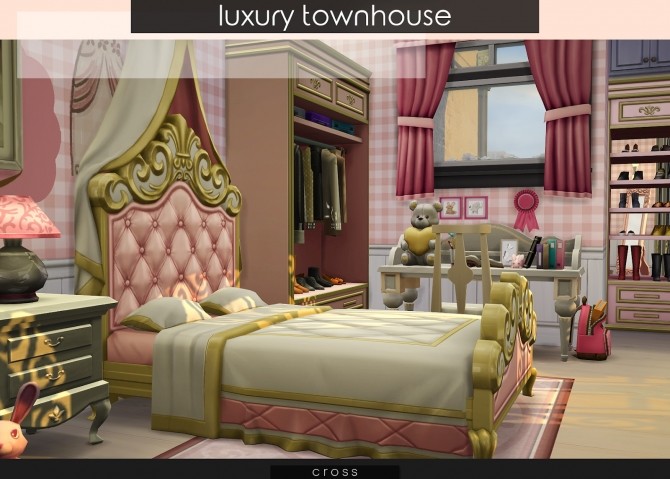 Sims 4 Luxury Townhouse at Cross Design