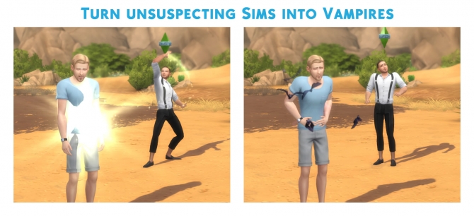 Vampirify (Vampire Creation Spell) by r3m at Mod The Sims » Sims 4 Updates