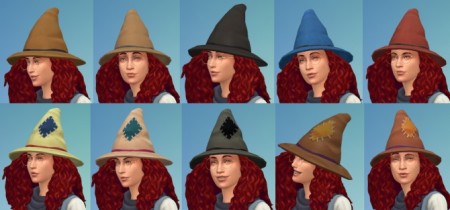Tattered witch hat by horresco at Mod The Sims