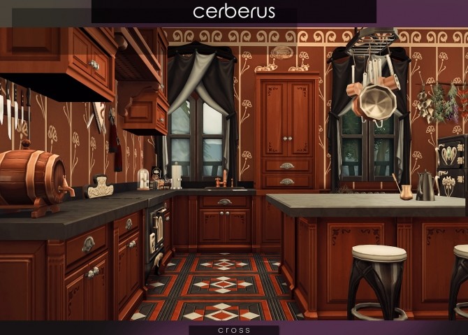 Sims 4 Cerberus house at Cross Design