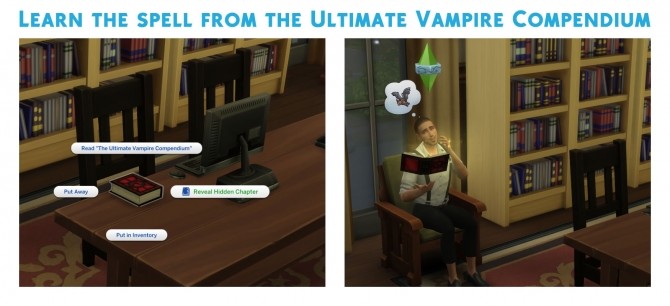 Sims 4 Vampirify (Vampire Creation Spell) by r3m at Mod The Sims