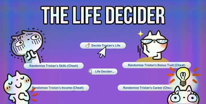 Sims 4 The Life Decider mod at KAWAIISTACIE