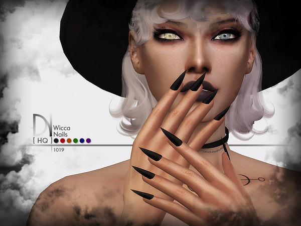 Sims 4 Wicca Nails by DarkNighTt at TSR
