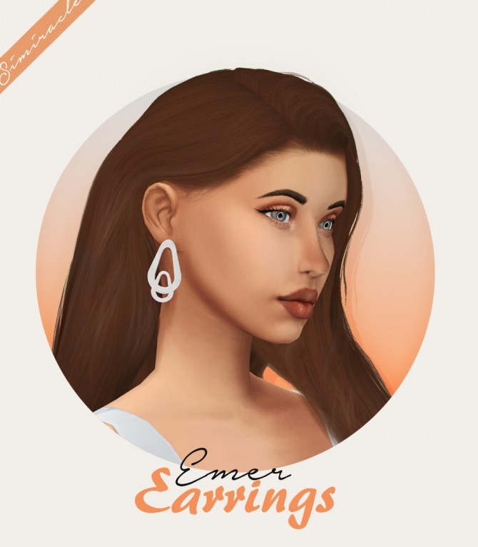 Sims 4 Emer Earrings at Simiracle