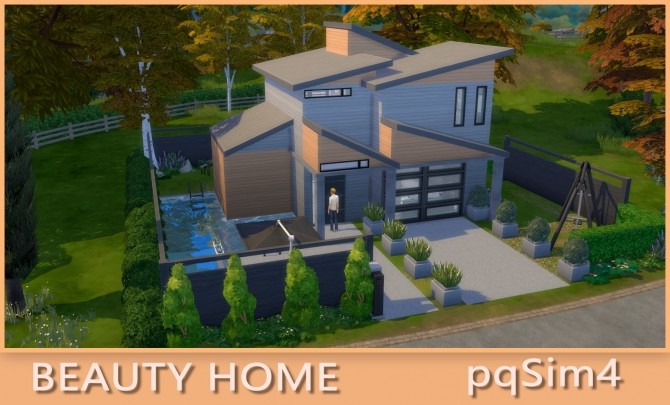 Sims 4 Beauty Home at pqSims4