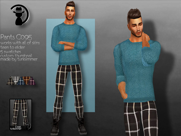 Sims 4 Pants C095 by turksimmer at TSR