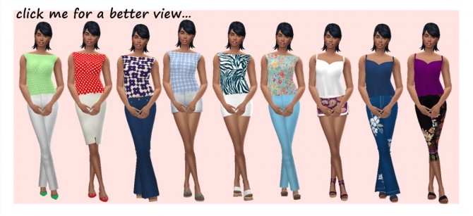 SP13 CROPPED CAMISOLE at Sims4Sue » Sims 4 Updates