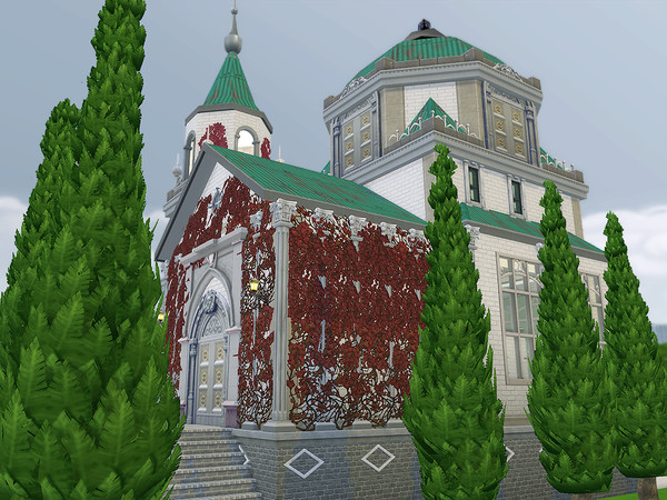 Sims 4 St. Peters Church by Ineliz at TSR