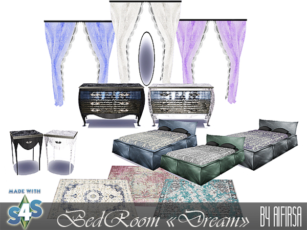 Sims 4 Dream bedroom at Aifirsa