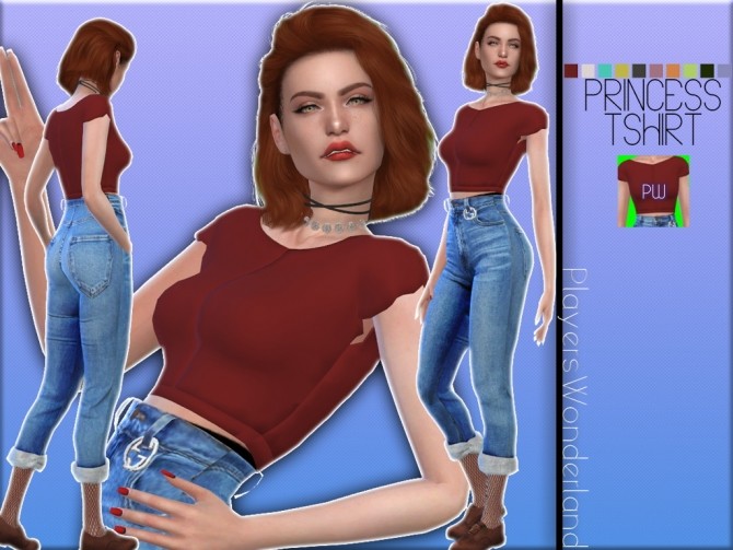 Sims 4 Princess T shirt at PW’s Creations