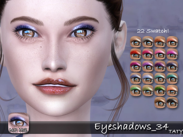 Sims 4 Eyeshadows 34 by tatygagg at TSR