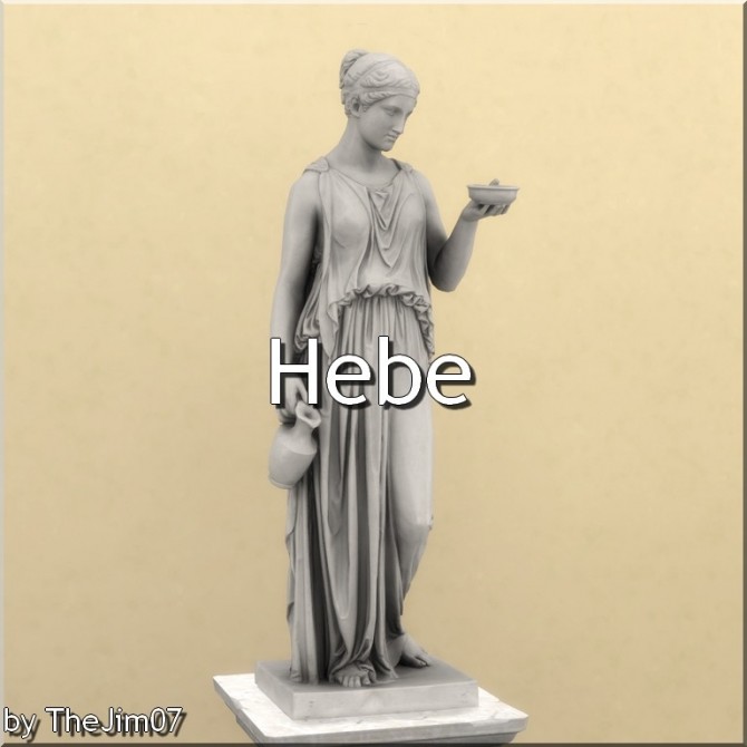 Sims 4 Hebe sculpture by TheJim07 at Mod The Sims