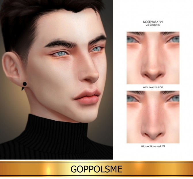 Sims 4 GPME GOLD Nosemask V4 at GOPPOLS Me