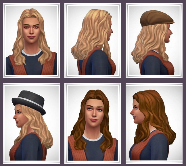 Sims 4 Leslie Hair Female at Birksches Sims Blog
