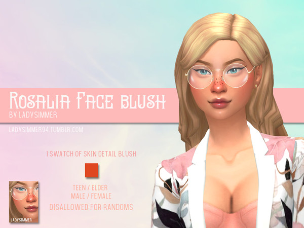 Sims 4 Rosalia Face Blush by LadySimmer94 at TSR