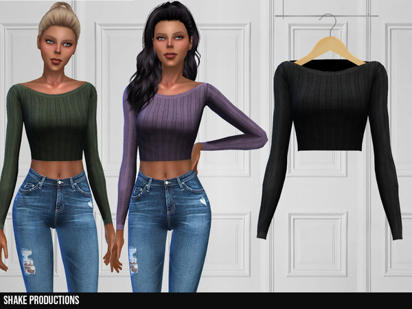 Sims 4 337 Top by ShakeProductions at TSR