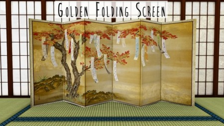 Golden Folding Screen at Teanmoon