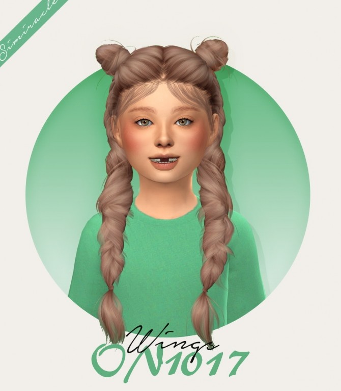 Sims 4 Wings ON1017 Hair Kids Version at Simiracle