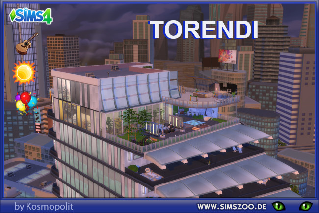 Sims 4 Torendi penthouse by Kosmopolit at Blacky’s Sims Zoo
