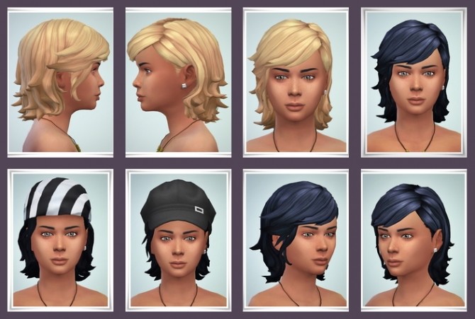Sims 4 Clark Hair Kids version at Birksches Sims Blog