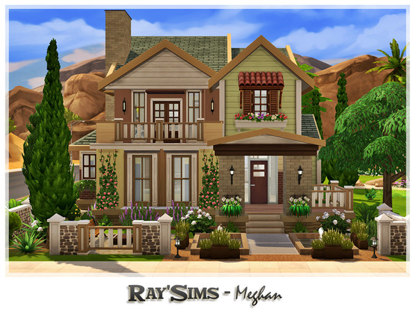 Sims 4 Meghan house by Ray Sims at TSR