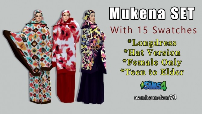 Sims 4 Mukena SET at Aan Hamdan Simmer93