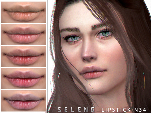 Sims 4 Lipstick N34 by Seleng at TSR