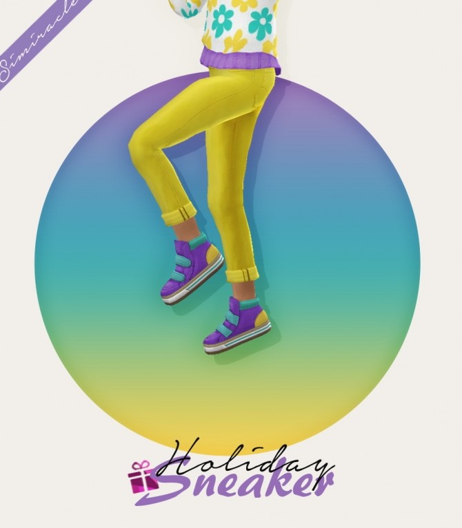 Sims 4 Holiday Sneaker Kids Version at Simiracle