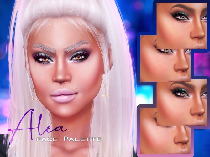 Sims 4 Alea Face Palette at Katverse