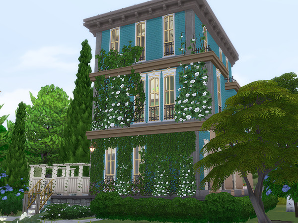 Sims 4 Belle Townhouse by Ineliz at TSR