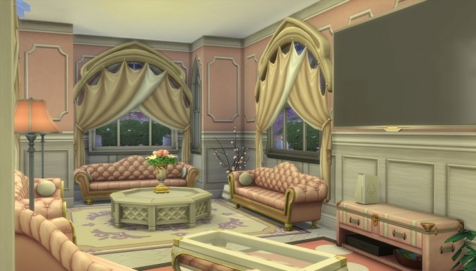 Sims 4 Gothic Pastel Vampire home by Shadowalker9 at Mod The Sims