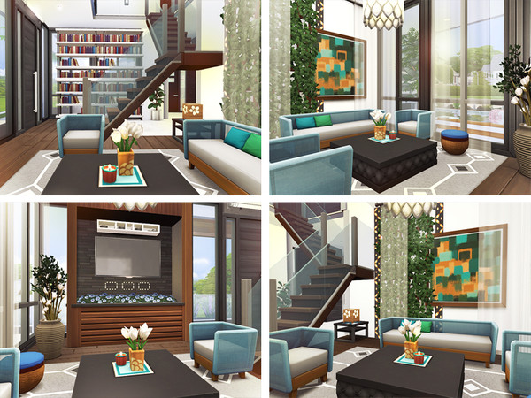 Sims 4 Tayla home by Rirann at TSR