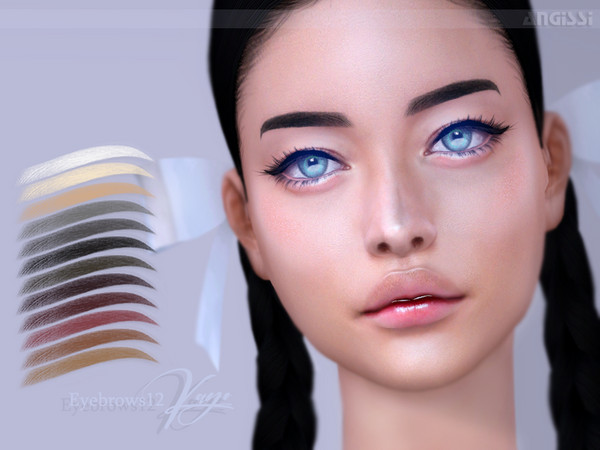Sims 4 Kayo Eyebrows 12 by ANGISSI at TSR