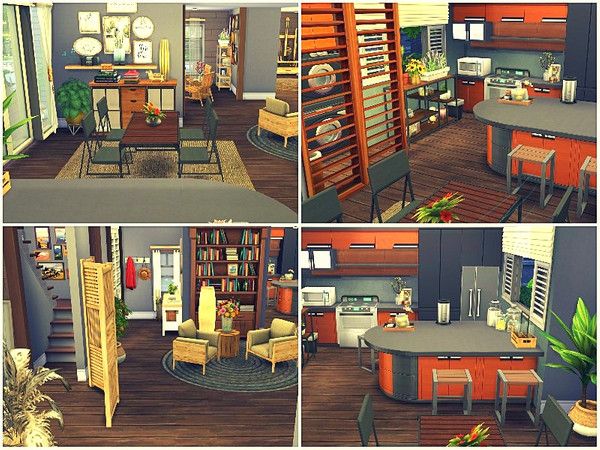 Sims 4 Warm Breeze cozy family house by lotsbymanal at TSR