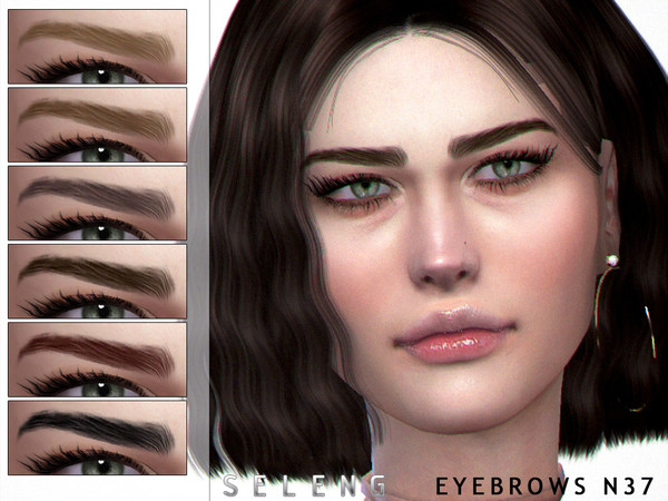 Sims 4 Eyebrows N37 by Seleng at TSR